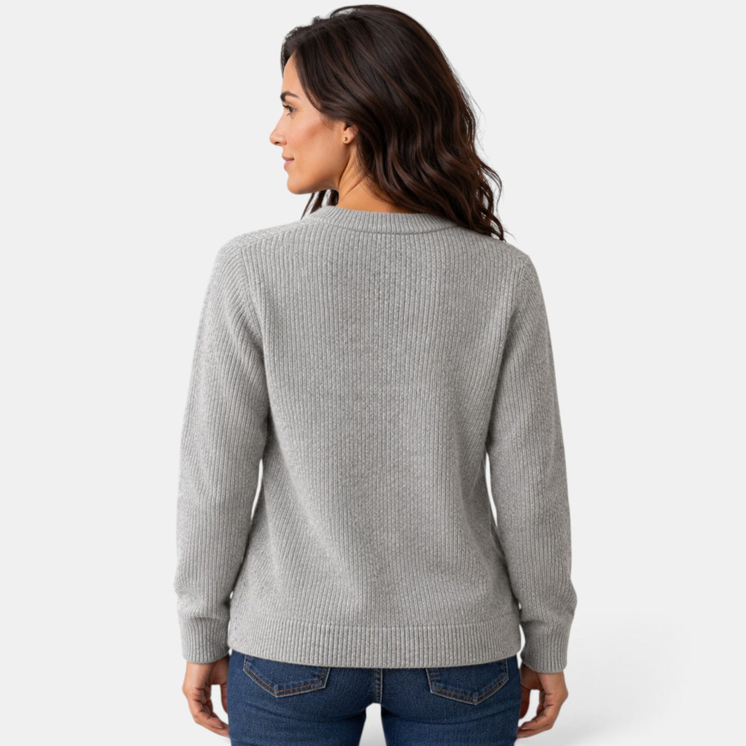 Women’s Ribbed Knit Button Cardigan