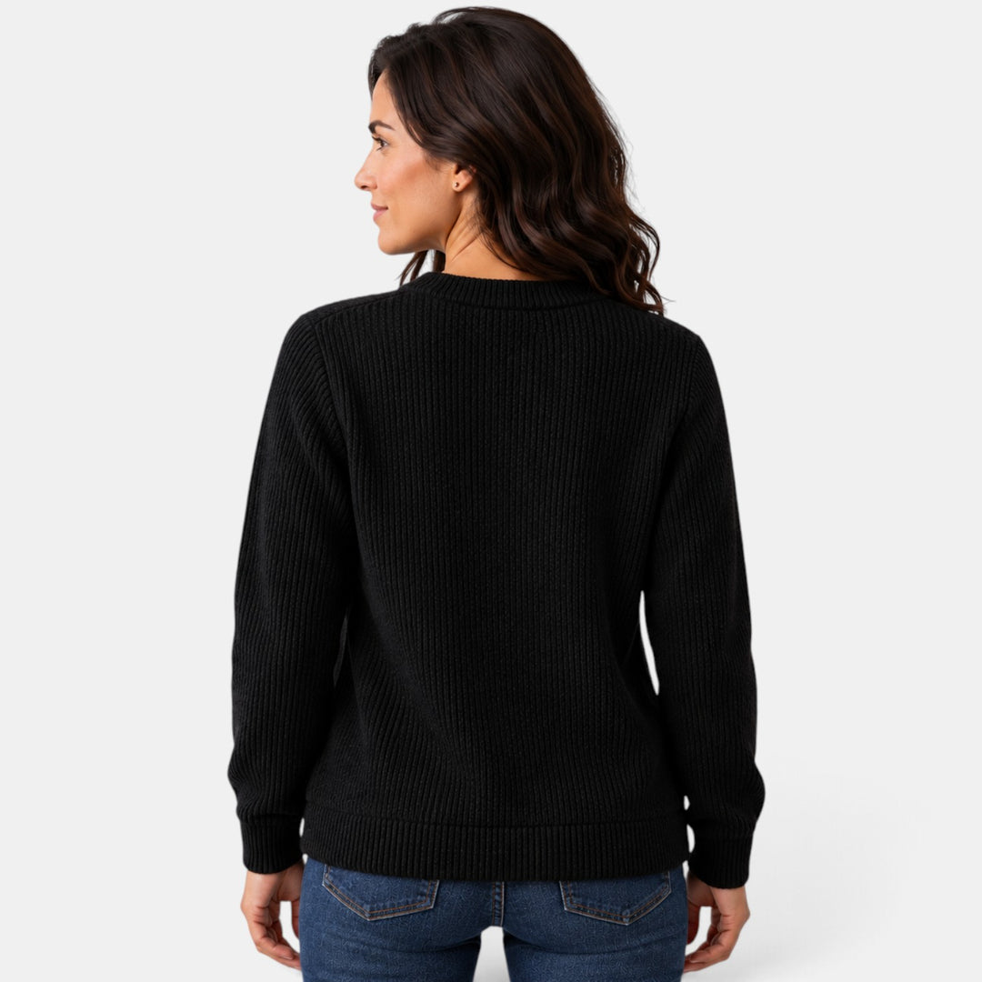 Women’s Ribbed Knit Button Cardigan