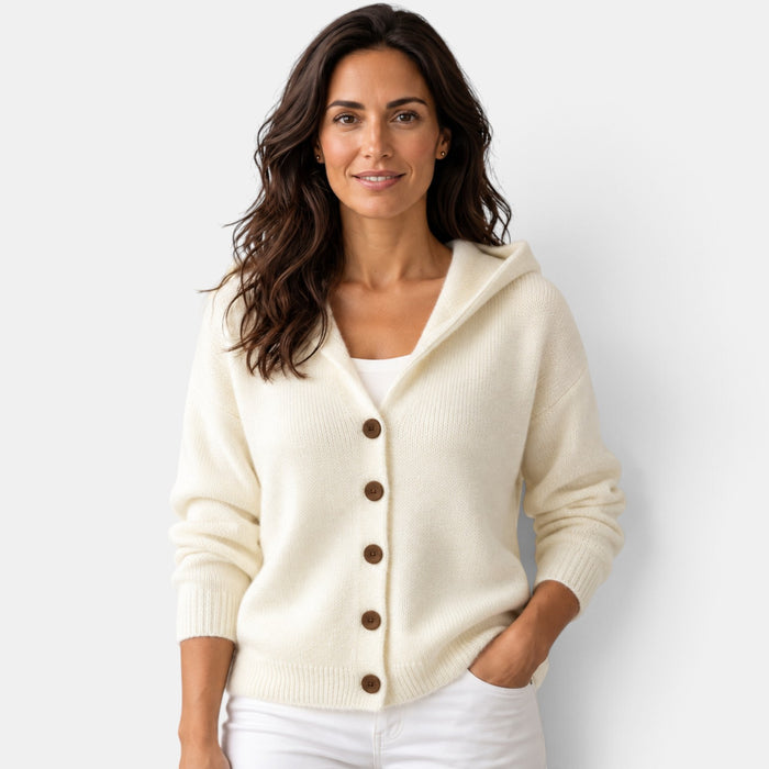 Women’s Hooded Knit Cardigan Sweater