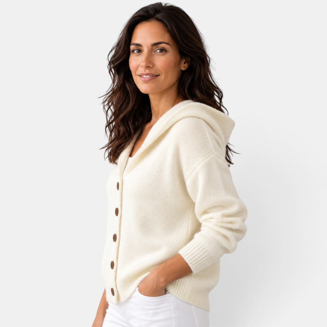 Women’s Hooded Knit Cardigan Sweater