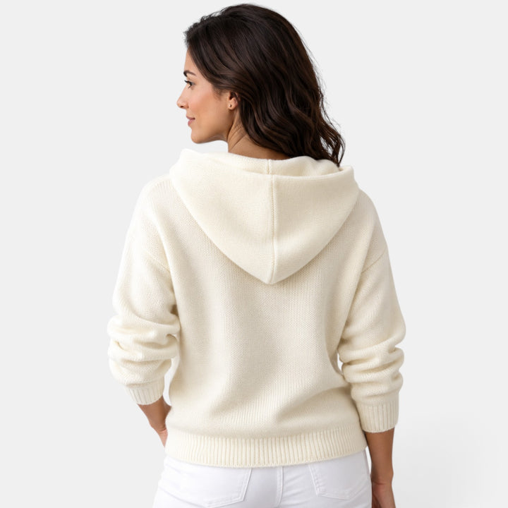 Women’s Hooded Knit Cardigan Sweater