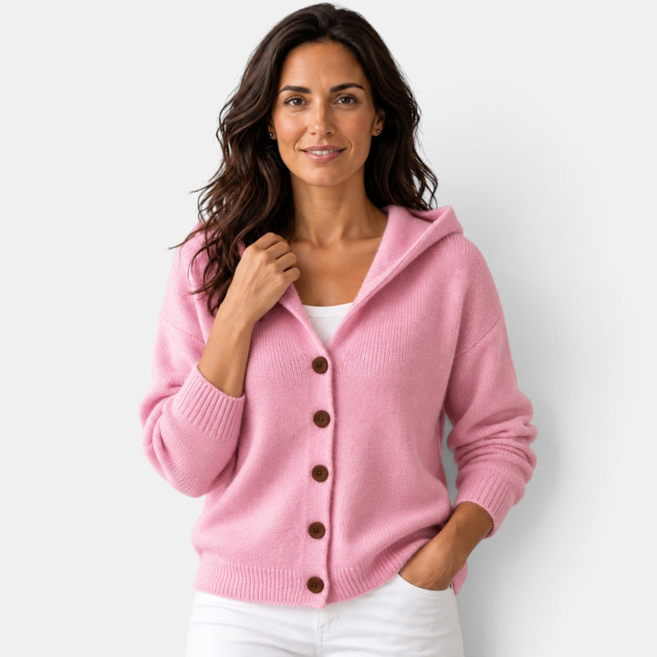 Women’s Hooded Knit Cardigan Sweater