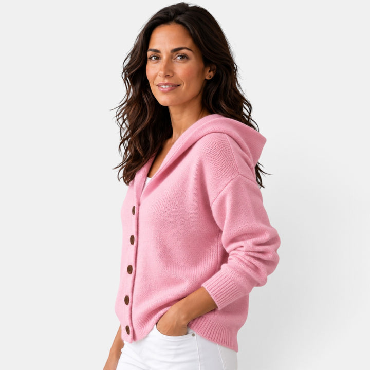 Women’s Hooded Knit Cardigan Sweater