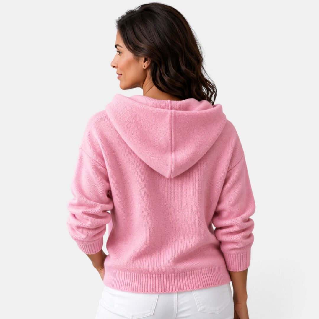 Women’s Hooded Knit Cardigan Sweater