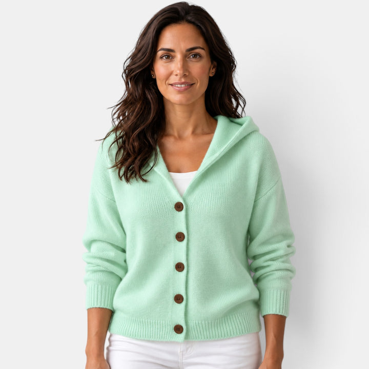 Women’s Hooded Knit Cardigan Sweater