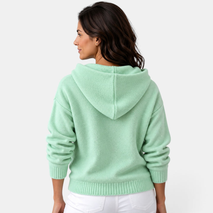 Women’s Hooded Knit Cardigan Sweater