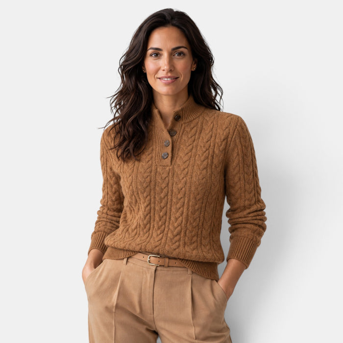 Women’s Cashmere Button-Up Cardigan Sweater