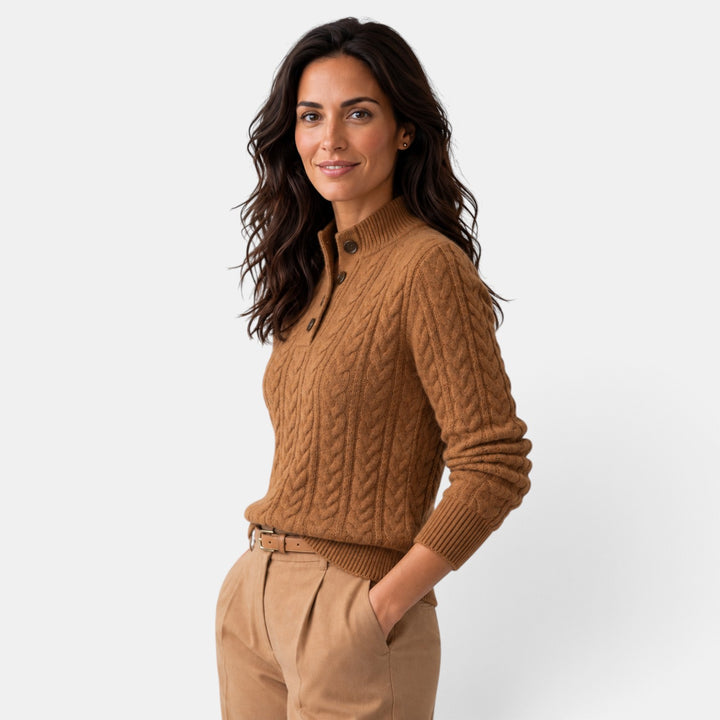 Women’s Cashmere Button-Up Cardigan Sweater