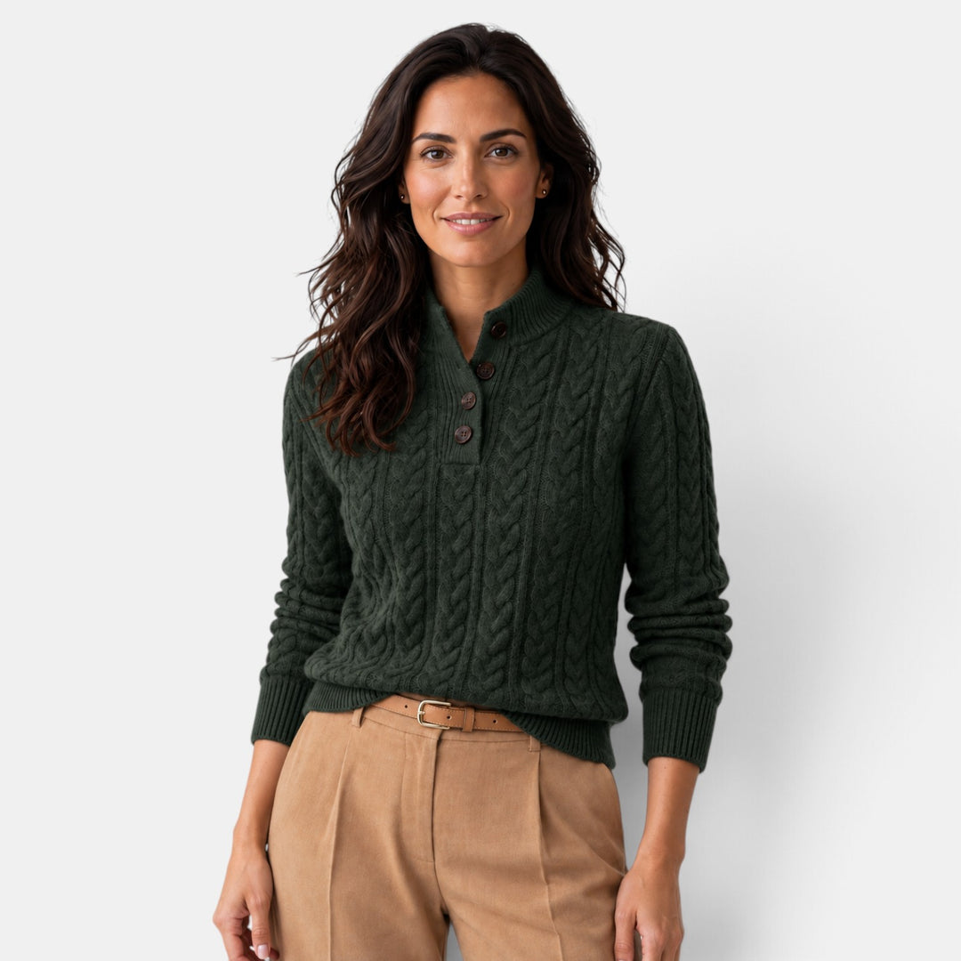 Women’s Cashmere Button-Up Cardigan Sweater
