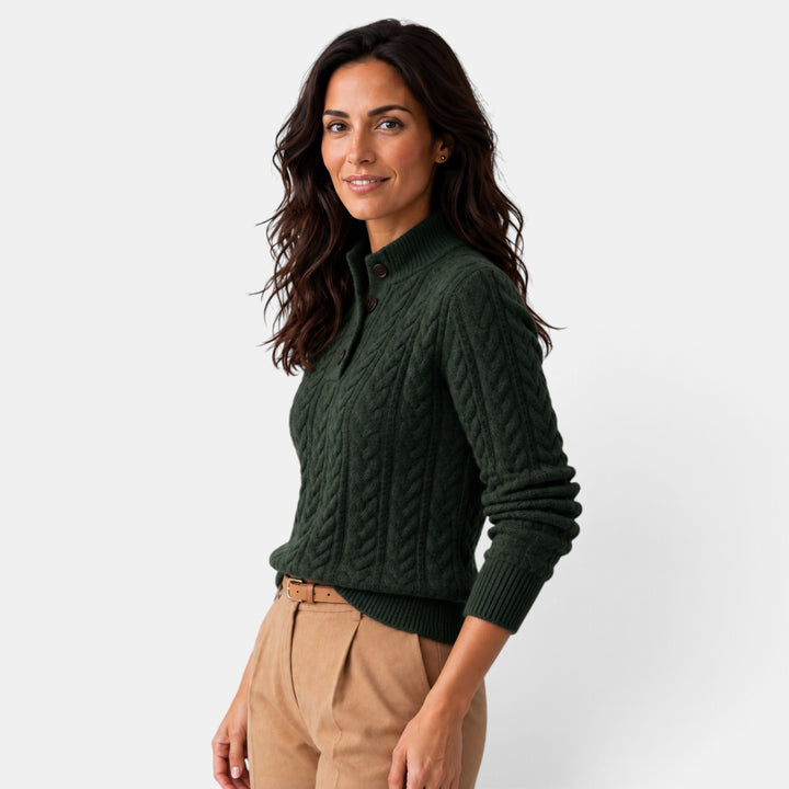 Women’s Cashmere Button-Up Cardigan Sweater