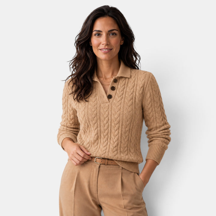 Women’s Cashmere Button-Up Cardigan Sweater