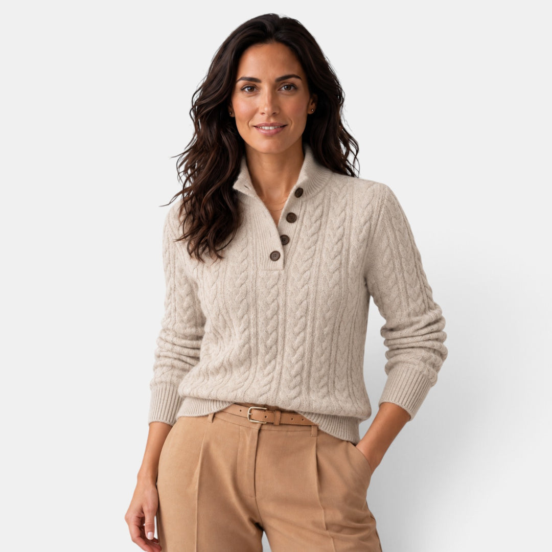 Women’s Cashmere Button-Up Cardigan Sweater