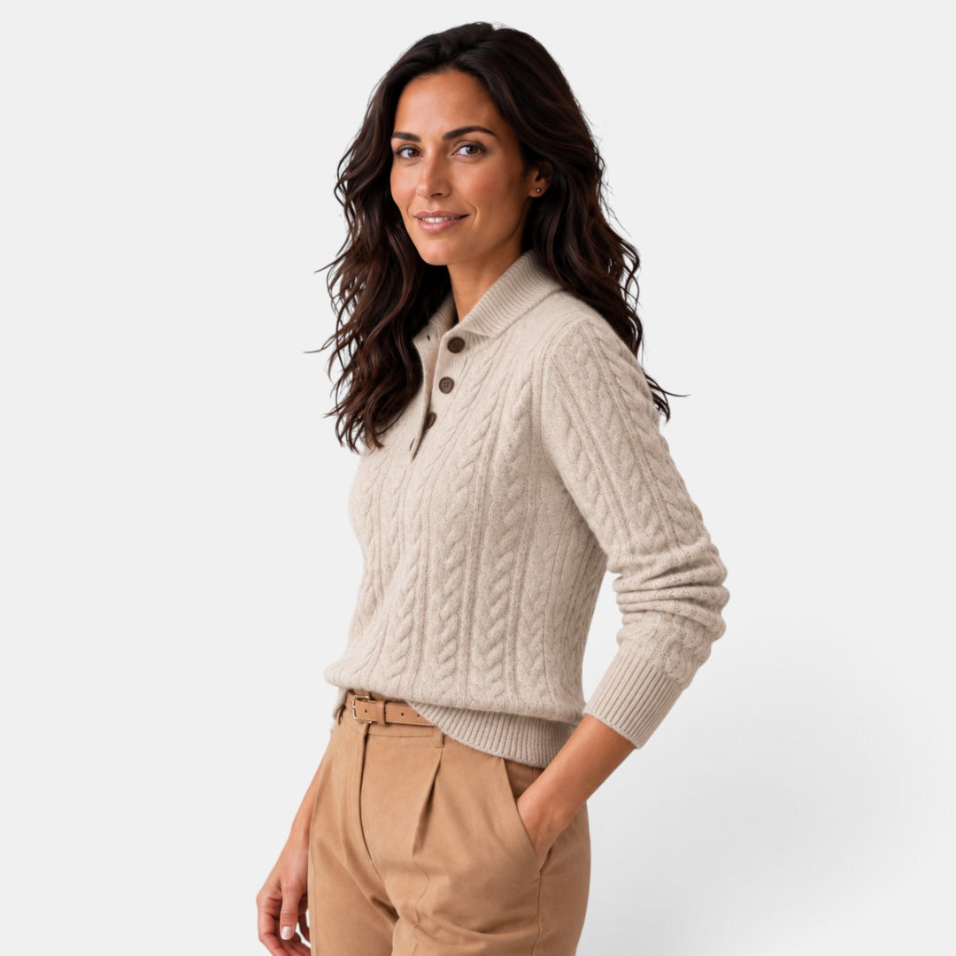Women’s Cashmere Button-Up Cardigan Sweater