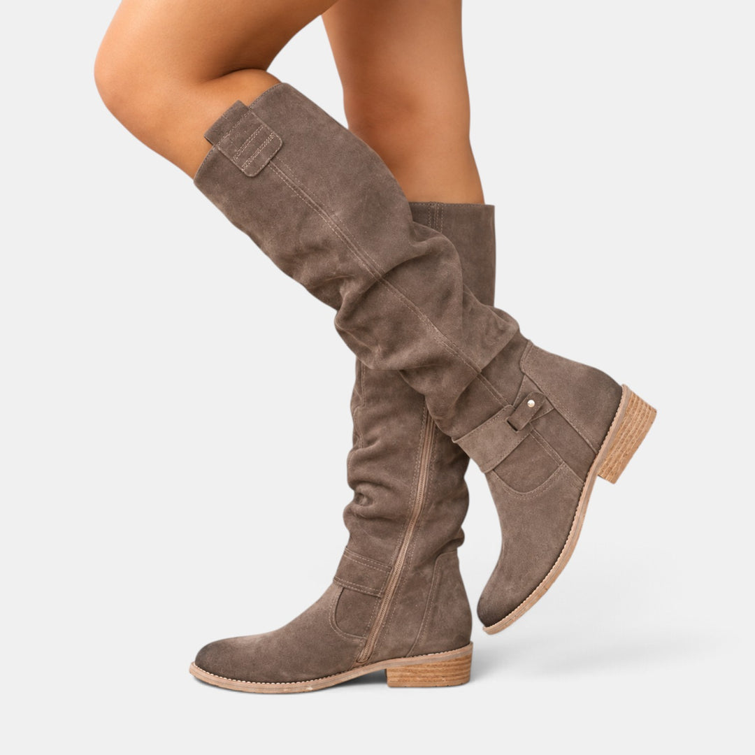 Women’s Suede Knee High Boots