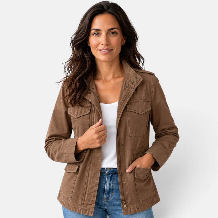 Women’s Lightweight Zip-Up Casual Jacket
