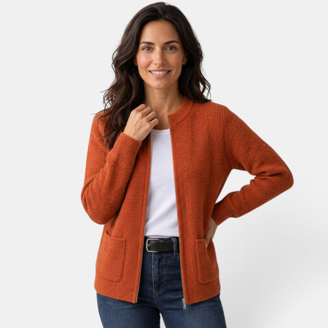 Women’s Ribbed Knit Button Cardigan