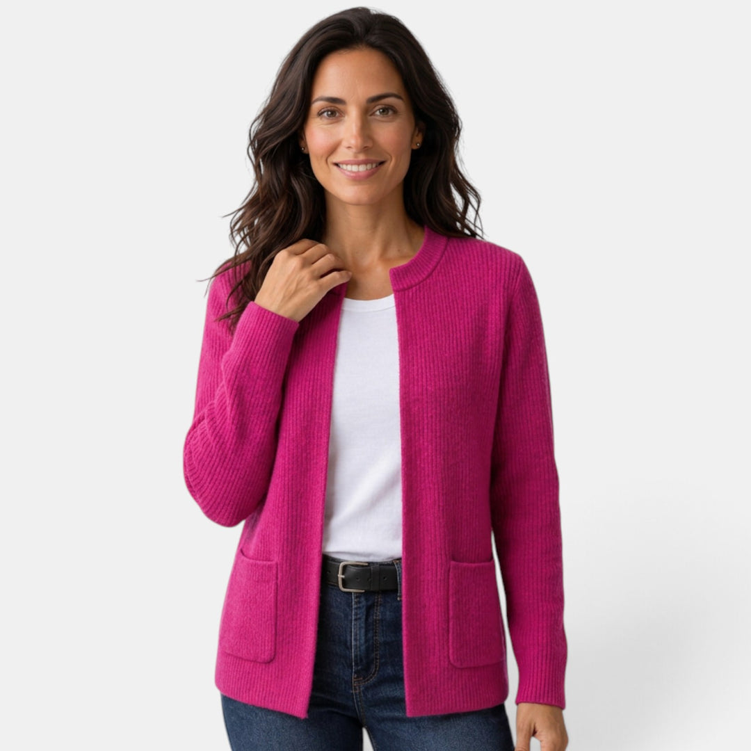 Women’s Ribbed Knit Button Cardigan