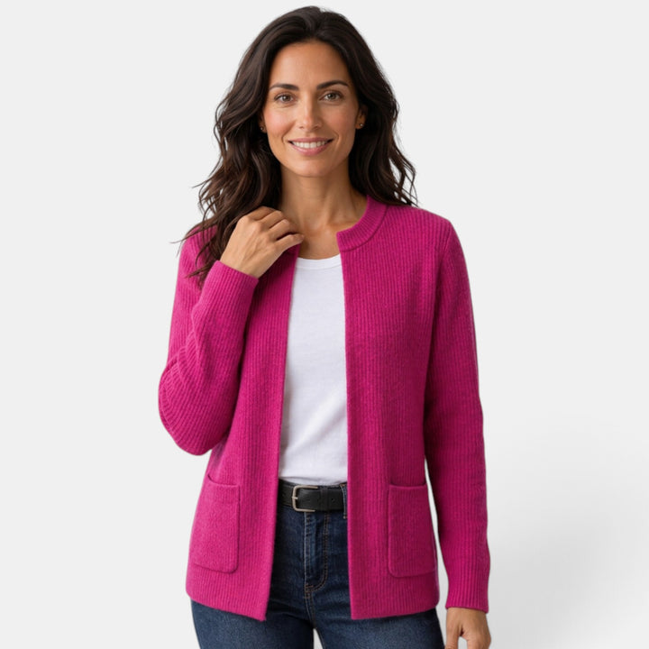 Women’s Ribbed Knit Button Cardigan