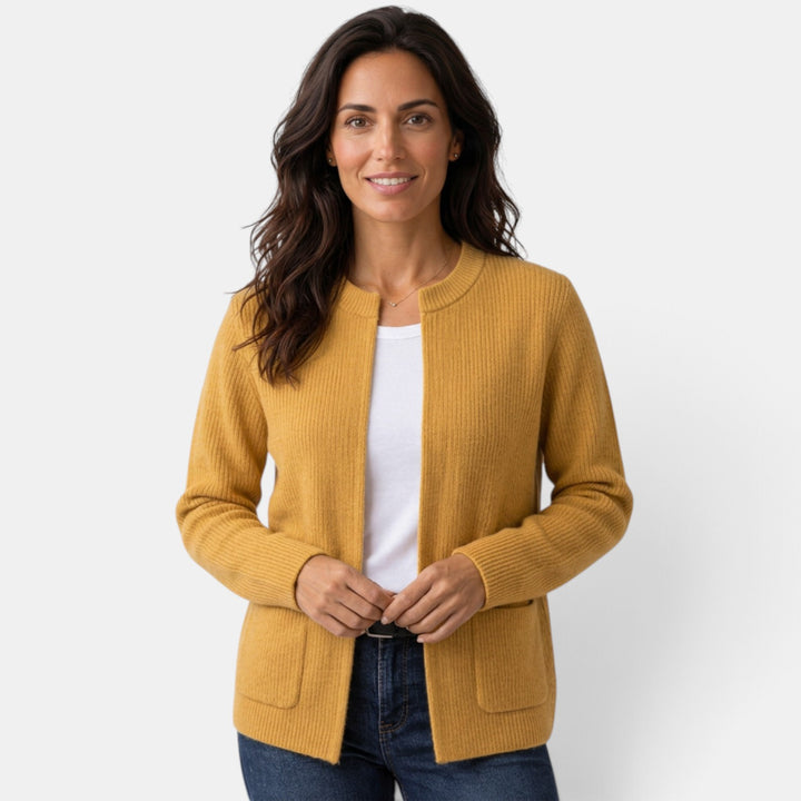 Women’s Ribbed Knit Button Cardigan